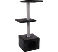 Dalto - Albero per gatti, 35 x 35 x 104,5 cm, colore: Nero