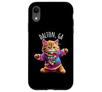 Dalton GA USA - Simpatico gatto ballerino colorato Custodia per iPhone XR