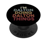 Dalton Name Dalton Personalized Name First Given PopSockets PopGrip Adesivo