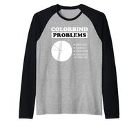 Daltonici Problemi Divertenti Daltonici Persone Uomini Maglia con Maniche Raglan