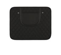 DALUJIE 2 Pezzi Protezione Sedile Auto per Seat Leon IV Sportstourer 2020-2024, Pelle Protezione Sedile Auto Protezione Cuscino Anti-Calcio per seggiolino Auto,Black