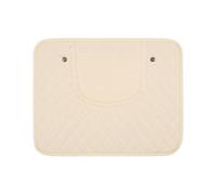 DALUJIE 2 Pezzi Protezione Sedile Auto per Skoda Octavia IV Combi 2024, Pelle Protezione Sedile Auto Protezione Cuscino Anti-Calcio per seggiolino Auto,Beige
