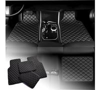 DALUJIE 4 Pezzi Tappetini per Auto per MG MG 3 III (2024-), Tappetini in Pelle per Auto Tutto compreso Antiscivolo Tappetini Abitacolo Auto,B