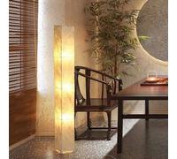 Dalumian Lampada da Terra Giapponese, dimmerabile in 3 Colori, Lanterna da Comodino in Stile Wabi-Sabi, lampade da Terra Moderne per dormitori Universitari, camere da Letto (Senza Montaggio)