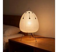 Dalumian Lampada Giapponese in Carta di Riso, Paralume a Lanterna in Carta di Riso, dimmerabile a Tre Colori, Lampada da Terra angolare in Stile Minimalista, Lampada da Tavolo per Camera da Letto(C)