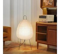 Dalumian Lampada lanterna giapponese di carta di riso dimmerabile,lampada da terra in carta di riso(A)