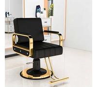 Dalumian Poltrona da Barbiere e Salone, Poltrona Professionale per Parrucchieri Girevole a 360°, Regolabile in Altezza per Acconciature e Styling - Ideale per Centri Estetici e Spa(A)