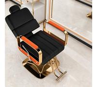 Dalumian Poltrona da Salone Reclinabile Robusta, Poltrona da Barbiere Professionale Idraulica, Poltrona da Parrucchiere Idraulica Girevole a 360° con Poggiapiedi, Arredo per Saloni di Bellezza(D)