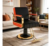 Dalumian Poltrona da Styling per Parrucchieri e Acconciatori (per trecce), Seduta Ampia, Altezza Regolabile (83-93 cm) - Attrezzatura Professionale per Saloni di Bellezza e Uso Domestico(C)