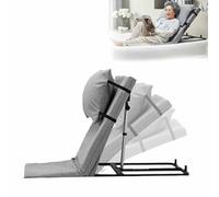 Dalumian Schienale Sollevabile da Letto, Sedia Schienale per Sedersi con Cuscino e Imbottitura in Spugna da 4 cm, Sollevatore da Letto per Anziani e Pazienti (Regolabile da 2° a 65°)(Standard,85cm)