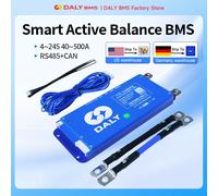DALY Smart Active Balance BMS 16S 48V 8S 24V 4S 12V 1A Balance 485 CAN 100A 150A 200A 250A per batteria agli ioni di litio Lifepo4 18650