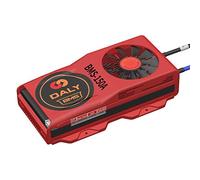 DALY Smart BMS con controllo wireless Bluetooth SOC UART RS485 CAN Ventola di raffreddamento 4S 12V 150A Litio ferro fosfato LiFePO4 con cavi di bilanciamento Sensore temperatura BMS 12V