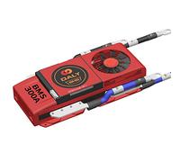 DALY Smart BMS LiFePo4 8S 24V 300A con ventola di raffreddamento, modulo Bluetooth per app di monitoraggio dei dati visibili, comunicazione UART per batteria al litio da 3,2 V nominale