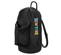 Dalykate Zaino per lavanderia, zaino per lavanderia, zaino con spallacci e tasca a rete, resistente zaino in nylon con chiusura a coulisse per college, viaggi, lavanderia a gettoni, appartamento