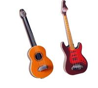 DALYNN Chitarra Mini Classic Decor Modello Accessorio Forniture Decorazione di Mobili Strumento Musicale Mini Replica Strumento Musicale