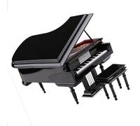DALYNN Modello di Pianoforte in Miniatura Tasto Bianco Nero Mini Accessori per Decorazioni per Pianoforte Display per Strumenti A Tastiera Mini Replica Strumento Musicale (Size : 18x12x10CM)