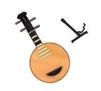 DALYNN Modello Yueqin in Miniatura da 1 Pezzo con Supporto E Custodia Accessori per Strumenti Musicali per Chitarra Mini Moon Mini Replica Strumento Musicale (Size : 10cm)