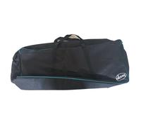 Dam BT100 Borsa trasporto tastiera musicale imbottit. 12mm Nero rifinit. Azzurro