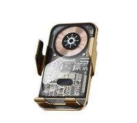 DAM Caricatore per auto Magsafe 15 W C10 con rotazione di 45°. per presa d'aria. Colore: oro