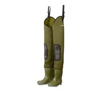 DAM Fighter Pro+ Stivali In Neoprene Hip Waders Gr. 40/41 Con Suola In Feltro