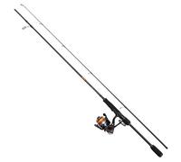 DAM Fire Wave XP Spinning Combo, canna e mulinello da pesca per pescatori d'acqua dolce, lucioperca e altro ancora forte leggero e versatile, nero, canna veloce da 2,44 m, mulinello di dimensioni 3000