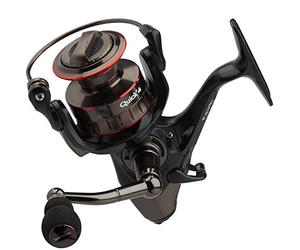 DAM Quick 4, Mulinello da pesca, mulinelli da spinning, pesca a tutto tondo, mulinello ad alta velocità per prestazioni fluide e potenti, Unisex, Nero, 4000