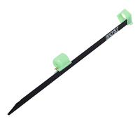 DAM SALT-X Adjusta Beach Rod Rest Supporto Canna da Surf Alluminio | Regolabile in altezza di 125 cm, Supporti fosforescenti, Per la pesca notturna