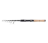 DAM Shadow Tele Canna da spinning Mini - Canna da viaggio ultraleggera, lunghezza di trasporto ridotta, azione rapida per la pesca in acqua dolce, perfetta per l'escursionismo e lo zaino in spalla