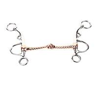 Dam Skerisi Museruola a morso in Acciaio Inox per Cavalli, museruola da addestramento per Cavalli, Design con rulli in Rame e Viti, museruola Leggera antiruggine per l’addestramento e Le