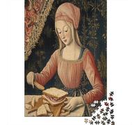 Dama che prepara un panino Puzzle Per Adulti |Stile Bayeux| 70x50cm/1000pcs Puzzle Giochi Educativi,decorazioni Per La Casa