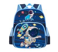 Damaiyyy Zaino per Bambini Astronauta,Zaino per Studenti Nursery Zaino Supereroi Regolabile Zaino Adatto a Ragazzi e Ragazze