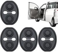 DAMALILI 4 Pezzi Protezione Serratura Portiera Auto per Smart 451 Fortwo 2007-2014, Coperchio Protezione Serratura Porta in Silicone Auto Silenzioso