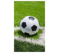 damaloo Asciugamano bambini 30x50 cm - Motivo calcio - 100% cotone - Ideale per scuola, asilo e sport - Asciugamano morbido e assorbente - Regalo per piccoli calciatori