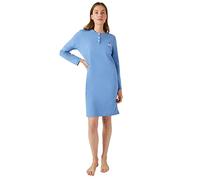 Damart Camicia da notte a maniche lunghe, maglia jersey, 95 cm, blu, 34-36 (XS)