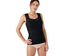 Damart Canottiera in Thermolactyl, Morbida Come la Seta T-Shirt, Nero, M Donna
