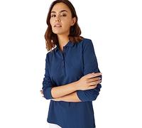 Damart - Polo maglia trapuntata da donna, Blu marino, 50-52