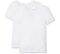 Damart - Set di 2 Magliette da Ragazza, Maniche Corte, Termiche - Grado di Calore 2, Bambino, Maglia Termica, 46705, Bianco (Blanc), 4 Anni