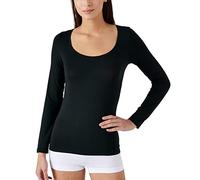 Damart T-Shirt a Maniche Lunghe in Thermolactyl Invisibile Maglietta, Nero, M Donna