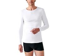 Damart T-Shirt con Scollo Tondo in Thermolactyl, Filato Classico, Maniche Lunghe Bianco S