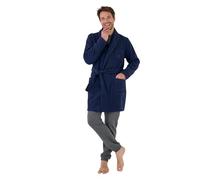 Damart Vestaglia in Pile Thermolactyl Abito da Camera, Blu Marino, XL Uomo