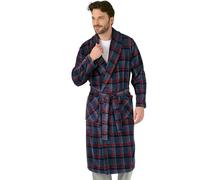 Damart Vestaglia in Thermolactyl a Quadri Abito da Camera, Grigio Piastrelle, M Uomo