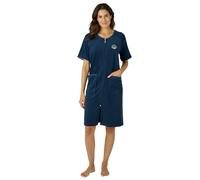 Damart - Vestito rilassante spugna Donna, Blu marino, 50-52/L