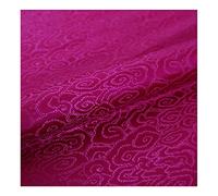 Damasco, Cucito Fai da Te Tessuto di Seta Broccato Panno damascato di Bellezza for Abito Fiore Materiale for Fai da Te 75Cmx50Cm,L(O)