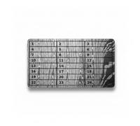 Damasco Steel Seed Phase 24 parole di sicurezza per archiviazione sicura in metallo per Bitcoin e Crypto, accessorio per portafoglio realizzato a mano di alta qualità, regalo da collezione compatibile