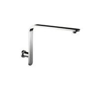 Damast Braccio Doccia a Sbalzo Tondo in Ottone Cromato L 330×280 mm