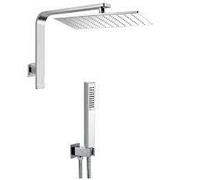 Damast - Set doccia Lybra Quadro con braccio doccia a sbalzo soffione 20 cm Art. 13659