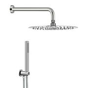 Damast - Set doccia Steel tondo soffione diametro 25 cm 13642