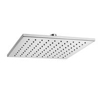 Damast - Soffione 25*25 quadro ottone cromato Saturno
