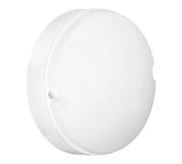 Damastoreitalia Universo Applique led da esterno a parete 18w ip65 lampada plafoniera muro giardino luce (Bianco - Tondo - 18W luce naturale 4000K)