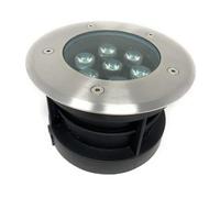 damastoreitalia Universo Faretto LED Calpestabile da Esterno IP67 con Controcassa - 7W Luce Calda 3000K - Incasso a Terra Segnapassi per Giardini, Viali, Gradini (7W - Luce calda 3000K)